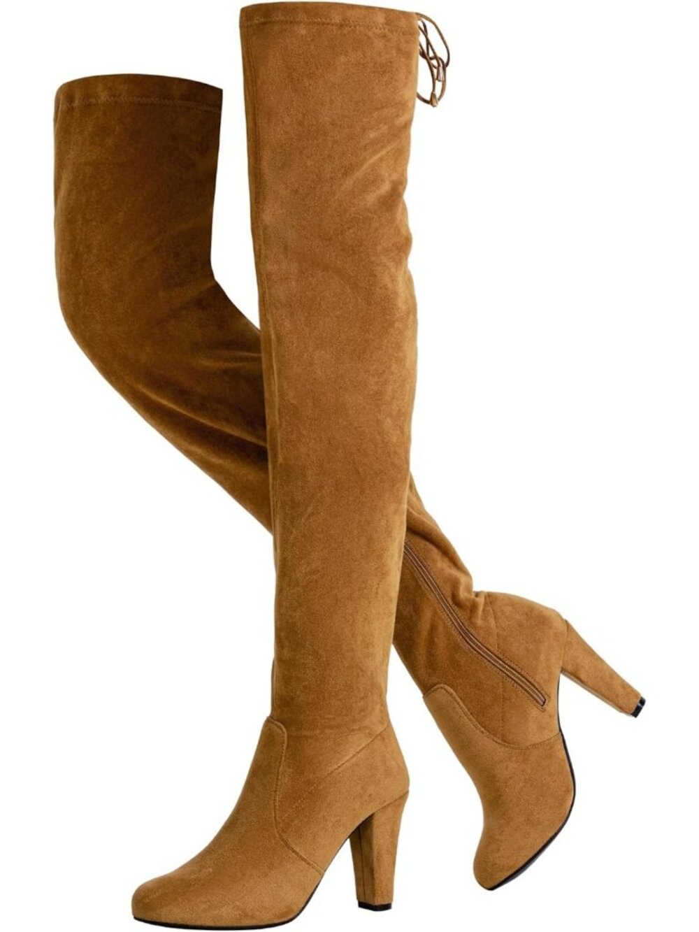 Chic Over the Knee Thigh High Boots with Block Heel for Stylish Women